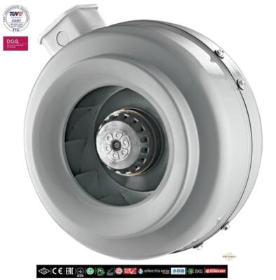 Rohrventilator 100mm 220m³/h Axial Rohrlüfter 100 Mm Zuluft Abluft Rohrventilator Lüfter Rohrventilator 150