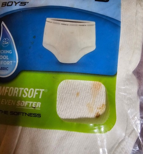 Hanes Boys Briefs Size Large 14 - 16 Cool Comfort Flex 6 Pack New - Picture 2 of 3