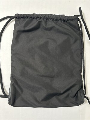 Adidas Black/Gold Gym Sling Bag Athletic Drawstring Sports With