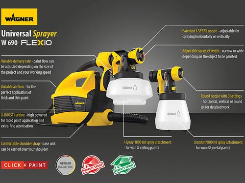 Wagner W 690 FLEXiO Universal Sprayer 