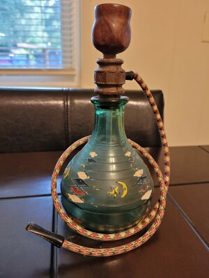 Very Rare Vintage Hooka Master Craft Glass