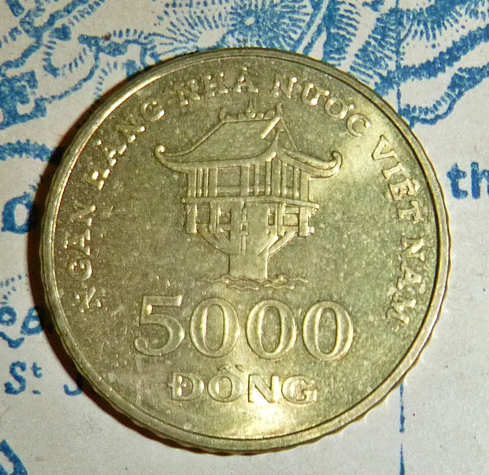 Vietnam Coin - 5000 DONG - 2003 - UNC - Viet Nam - 5,000 Dong - VND - Image 2 of 2