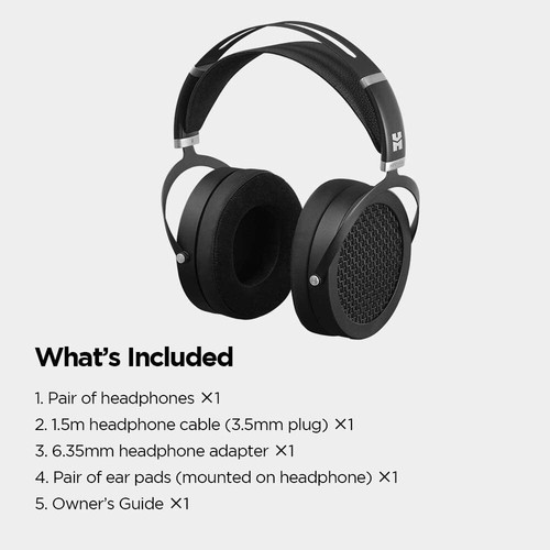 HifiMAN SUNDARA Cuffie Magnetostat 37 Ohm 92dB 342g 3,5mm Wechselbares Kabel - Bild 13 von 13