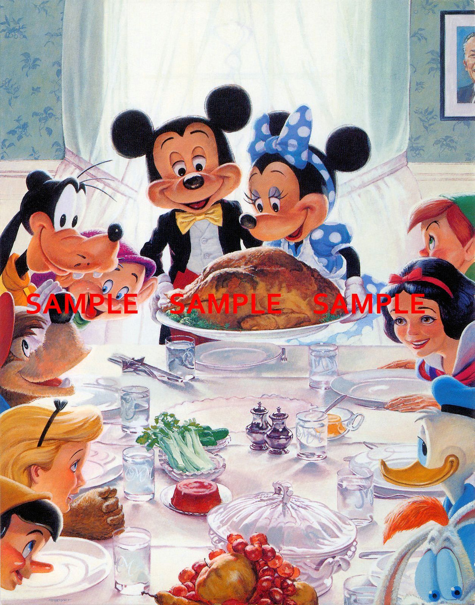 Disney Rockwell Homage Thanks Giving 11 Disney Rockwell Homage Thanks Giving 11