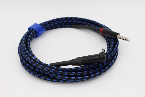 10' Instrument Cable ~ EA Melody 10 ft Gold or Nickel Plugs, Right Angle or Stra - Picture 1 of 2