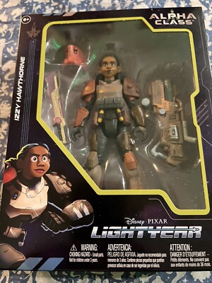 Disney Pixar Lightyear Izzy Hawthorne Alpha Class Action Figure Helmet Laser-NIB