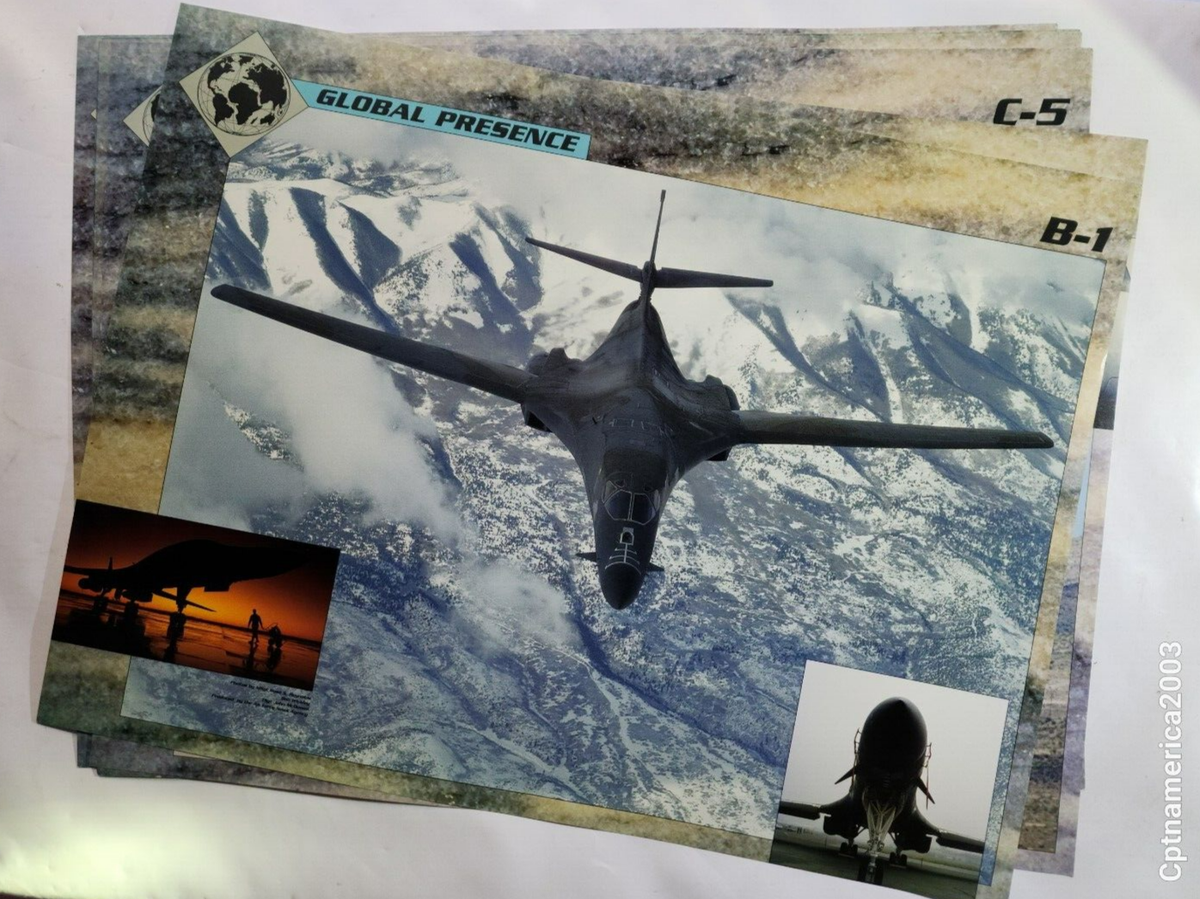 US Air Force USAF Lithograph Series #46 Complete Set of 12 - 18