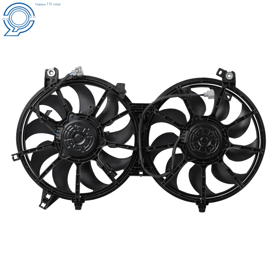 2008-2013 For Infiniti G37 3.7L 3696CC Radiator Condenser Cooling Fan Assembly Foto 3 de 4
