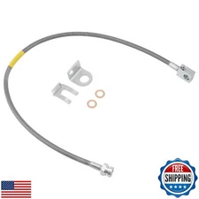 Racewill Extended Rear Brake Line, Stainless Steel Braided Brake Lines 89703 