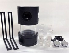 Bykski 100mm Black Aluminum Cooling Reservoir - B-CT50-ABK - New