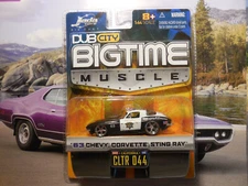 JADA DUB CITY BIGTIME MUSCLE 1963 CHEVROLET CORVETTE STING RAY DCHP REAL RIDERS