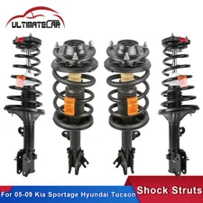 4Pcs Front+Rear Struts Shock Absorbers For 2005-2009 Kia Sportage Hyundai Tucson