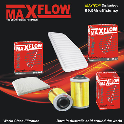 Air Cabin Oil Filter Service Kit fits Holden Commodore VE VF V6 3.6L MAXFLOW 