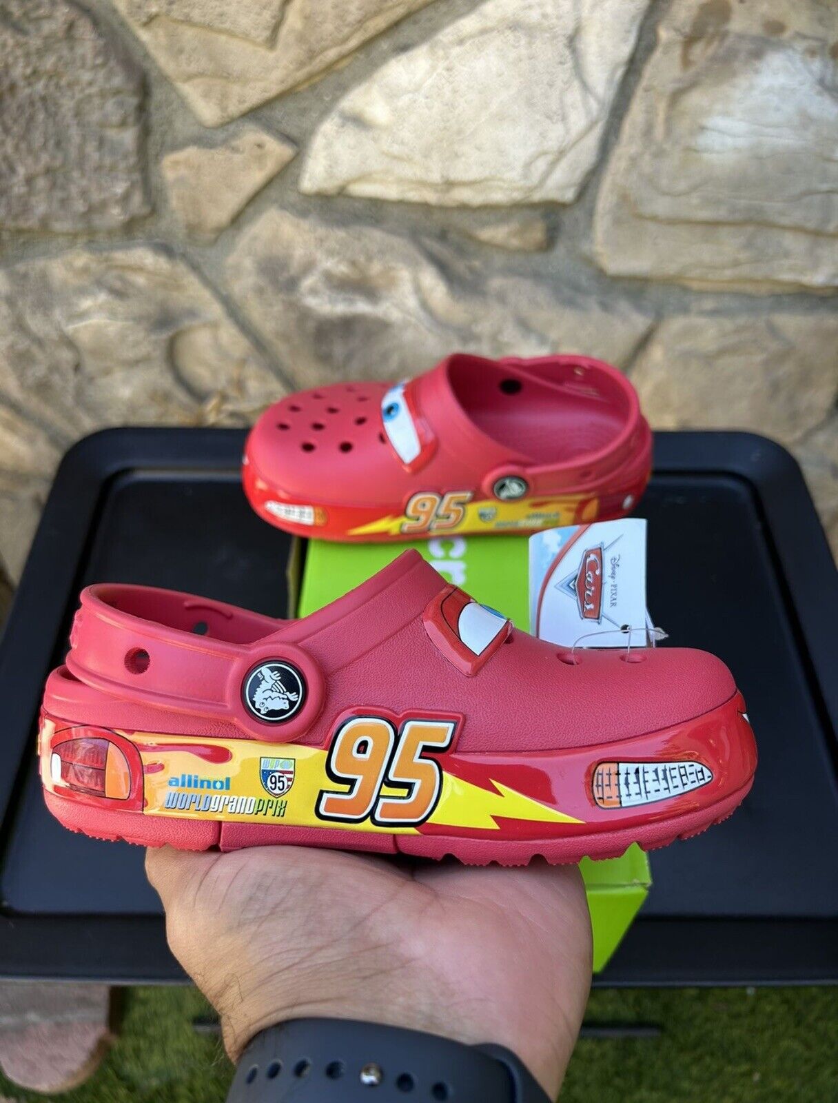 Crocs Classic Clog Cars Lightning Mcqueen Limited Edition- Rare! Size M7/W9