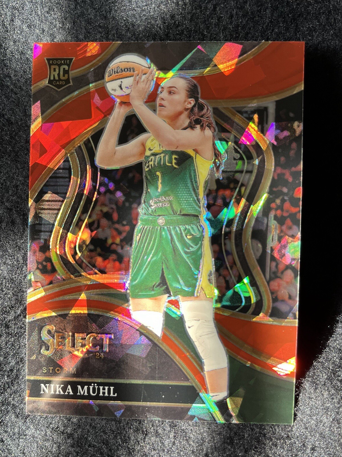 2024 Panini Select WNBA Red Ice COURTSIDE NIKA MUHL #221 RC NM/M SEATTLE STORM