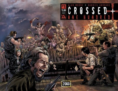 CROSSED PLUS + ONE HUNDRED 100 #1 WRAP COVER ALAN MOORE AVATAR 2014 082924