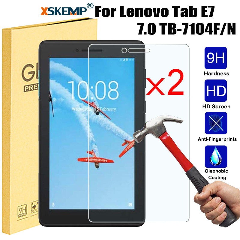 2Pcs Lenovo M8 M7 3rd E7 E8 Tab 4 TB 8504 8704 Tempered GLAS