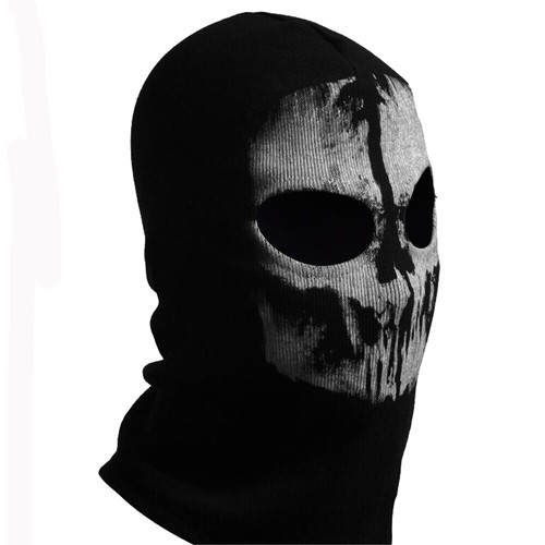 Creepy Skull Balaclava Tactical Hood Masks Ghost Skeleton Anti-UV Bandana Scarf - Picture 21 of 60