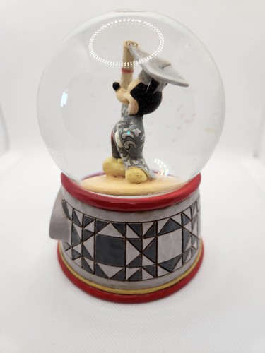 DISNEY TRADITIONS SNOW-GLOBE YOU DID IT MICKEY MOUSE GRADUATION BALL STATE UNV - Picture 4 of 9