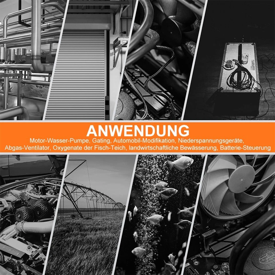 Funk Fernbedienung Lichtschalter DC 12V 36V 48V Relais Empfänger und Sender DHL - Bild 4 von 4