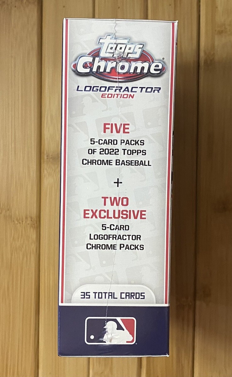 2022 Topps Chrome LOGOFRACTOR EDITION Baseball Mega Box Factory 