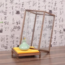 New Acrylic Doll Display Case Statue Display Box Large Toys Storage Organizer 