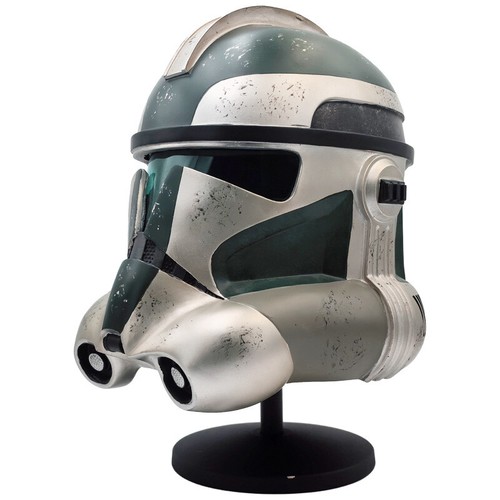Star Wars: The Clone Wars Commander Casco Gree Máscara de Resina Fiesta Juegos con disfraces utilería - Imagen 4 de 10