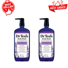 2pk Dr Teal’s Body Wash with Pure Epsom Salt, Soothe & Sleep w/ Lavender, 24 Oz 0.58 per gallon