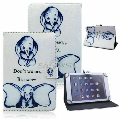Custodia supporto pelle folio modello universale per tablet Android 7" 8" 10,1" - Foto 89 di 98
