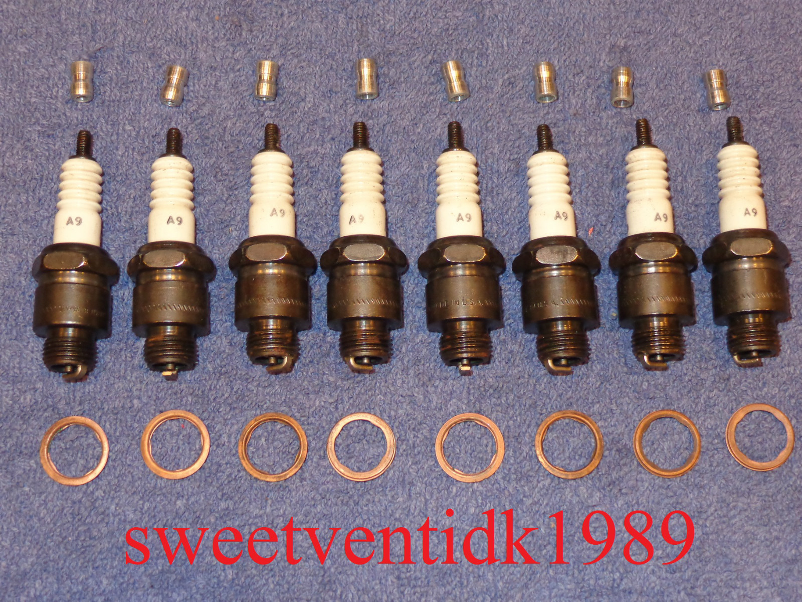 NOS Autolite A9 Spark Plugs.......Cross reference w/ Champion J-11 or AC-46