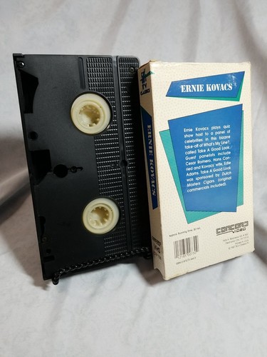 Ernie Kovacs "take a good look" 50's TV Classics. Like New Concord Video VHS - Picture 2 of 2