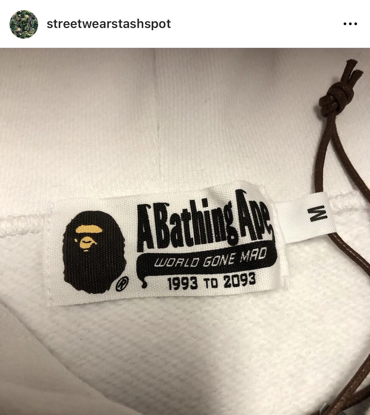 A BATHING APE (BAPE) Felpa con cappuccio maglione forte A Bathing Ape Bape Apes Together taglia media