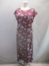 NWT A New Day Size M Womens Side Zip Short Sleeve Ruched Midi Shift Dress 355