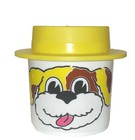 Niagara Falls Child's Cup w/ Lid Puppy Dog Design Whirley Industries USA Vintage