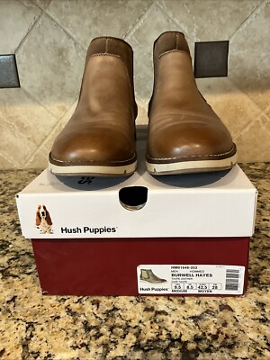 Hush Puppies Men's burwell Hayes Ankle Bootie Taupe 9.5 M US
