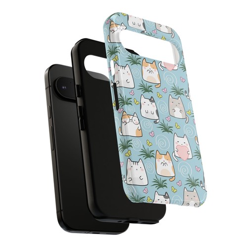 Cute Cat Phone Case, Kawaii Cat Lovers Mobile Cover - 第 143/277 張圖片