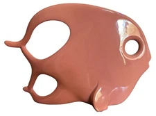 Large Vintage Jaru Pottery Ceramic Biomorphic Angel fish Sculpture