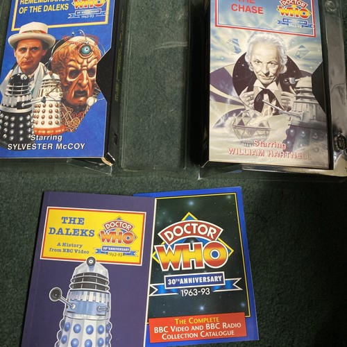 Doctor Who Dalek 30th Anniversary Limited Edition Tin VHS Videos Chase + Rememb. - 第 7/13 張圖片
