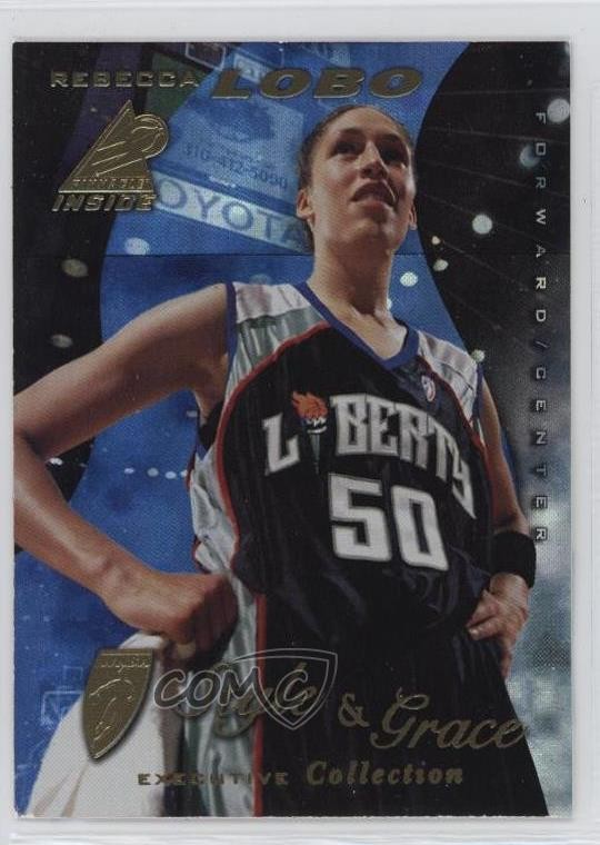 1997 Pinnacle Inside WNBA Executive Collection Rebecca Lobo #80 Rookie RC HOF