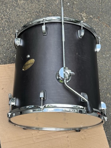 LUDWIG Transparente Negro Satinado ACENTO CS PERSONALIZADO 16” Piso TOM Montaje en Tambor - Imagen 6 de 15