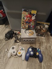 Nintendo GameCube Platinum Console - Silver With Games