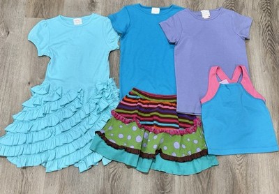 LEMON LOVES LIME GIRL'S SIZE 8 CLOTHING BUNDLE 5 pieces NWT DRESS, SKIRT, & TOPS