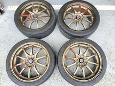Jdm Used Forged Wheels Rays Ce28n 18-inch 7.5j 5-hole Pcd 100 47 Offs No Tires
