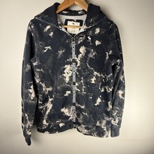 Abercrombie Kids Girls Zip Up Hoodie Size 15/16 Dark Marble Heavyweight