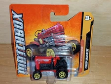 Matchbox Superfast / MB 834 - Crop Master - Red - Model Farm Tractor x1