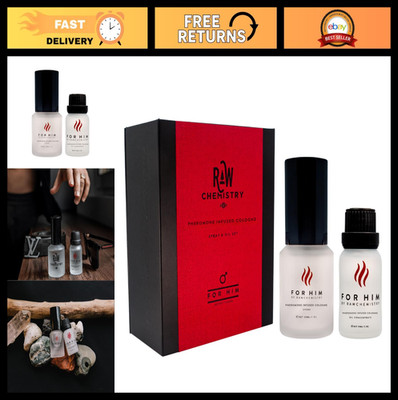 Pheromone Infused Cologne Gift Set for Him - Bold Extra Strength Fragrance