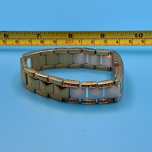 ARMITRON NOW Ceramic 75/5033RG Women’s Bracelet Wristwatch Swiss Parts Mvt Works - Picture 14 of 18