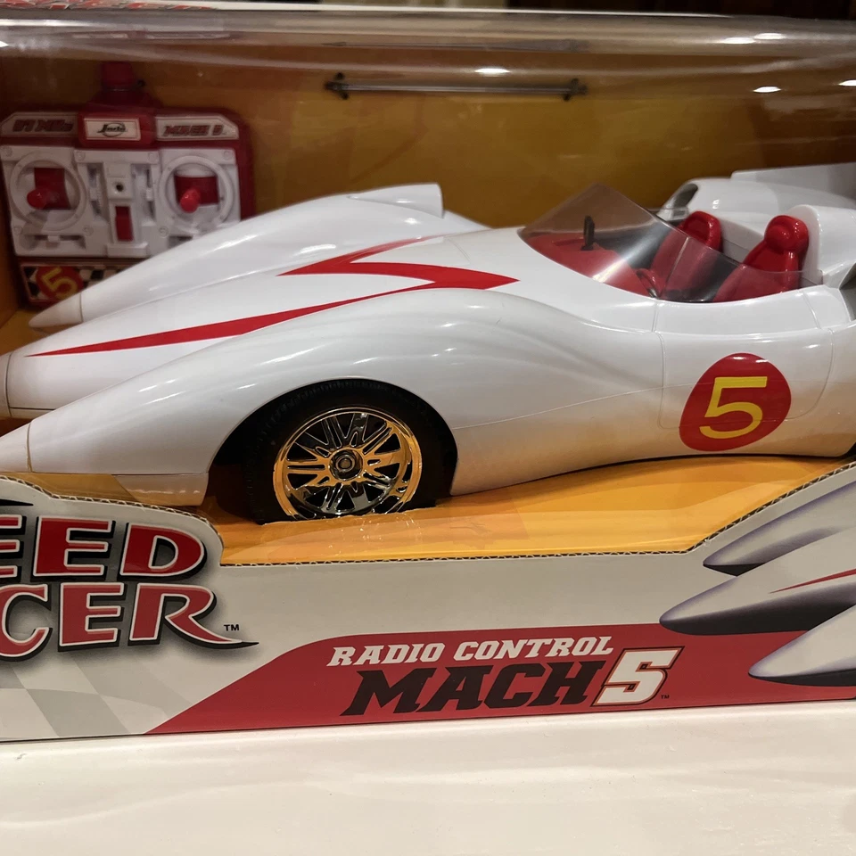 Speed Racer MACH 5 Car RC Radio Control 27mhz Jada Toys New In Box - 18“ Long - Image 2 of 4
