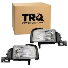 TRQ 2 Piece Headlight Assembly Set Driver  Passenger Side Compatible with 19...