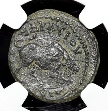 CARIA, Trapezopolis. Antoninus Pius, AD 138-161. Æ16, NGC Fine